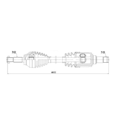 Homocinetica Completa Vw Up 1.0 12v Mpi 2014/...