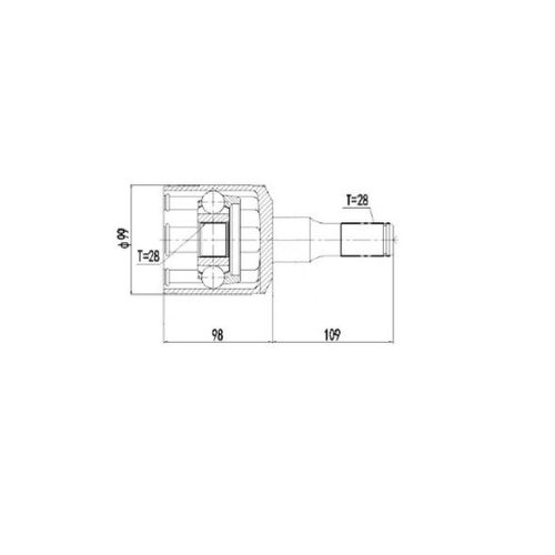 Tulipa Gm S10/trailblazer 2.8 16v 2017/... (com Trizeta)