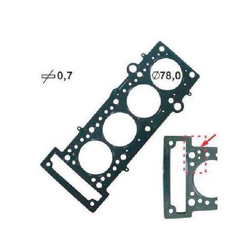 Junta Cabecote Fiat Doblo/grand Siena/idea/palio/strada 2014/... 1.6 16v Etorq