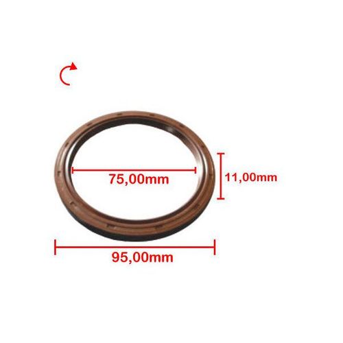 Retentor Girabrequim Chery Face/link/s18 1.3 16v