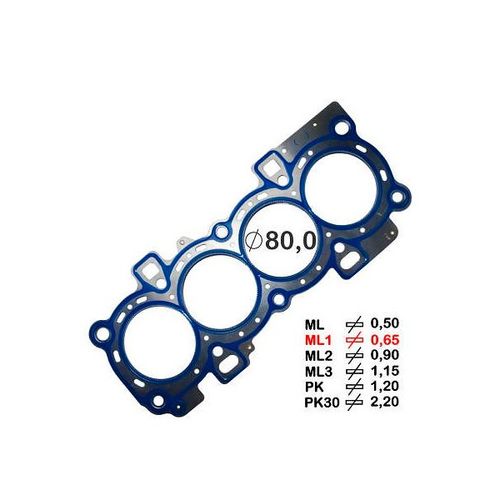 Junta Cabecote New Fiesta/ecosport/focus 1.6 16v 2011/... (medida 0.65)
