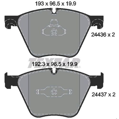 Pastilha Freio Bmw 550 09/... 750 12/15 X5 12/... X6 08/...  Dianteira