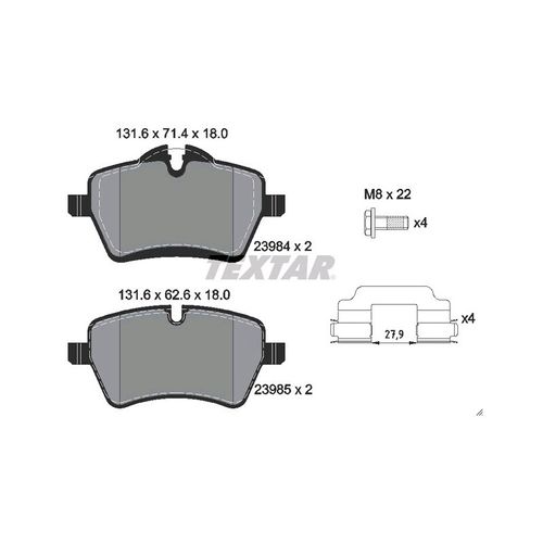 Pastilha Freio Bmw Mini Cooper 1.6 16v 07/...