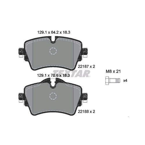 Pastilha Freio Bmw Mini Cooper S 2013/.... Dianteira