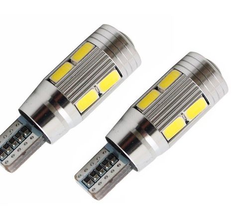 Led T10 Silicone Com 10 Leds Cambus ( Par )