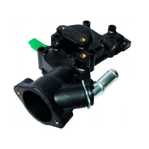 Carcaca Valvula Termostatica Citroen C3 1.4 8v 05/... Peugeot 206/207 1.4 05/... (flex) (s/valvula