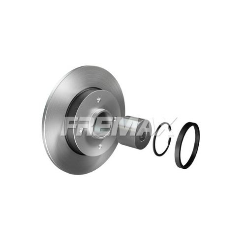 Disco Freio Peugeot 307 01/... Citroen C4/pallas/vtr 07/... (traseiro) Solido C/ Cubo 249mm 4 Furo