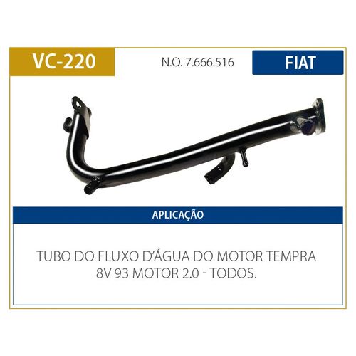 Tubo Refrigeracao Tempra 8v 93/... Alc