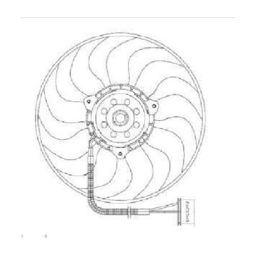 Helice Radiador Vw Fox/crossfox/spacefox 1.0/1.6 8v 02/06