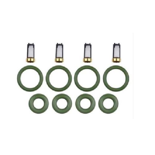 Kit Valvula Injecao Gol/fox/voyage G4/g5 1.0 2002/... (4 Peneiras/4 Orings 13,80mm Int/ 4 Orings 7,