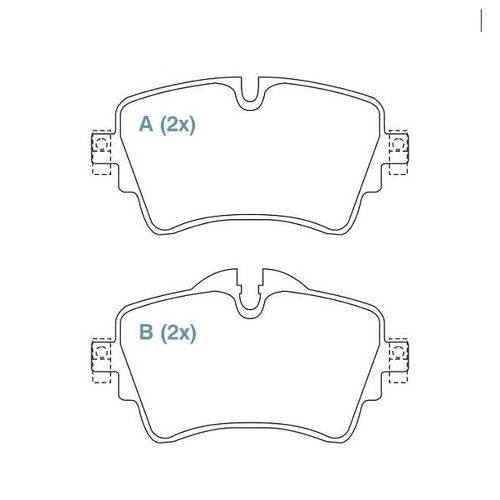 Pastilha Freio Bmw/mini 2013/...