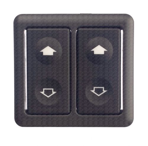 BOTÃO INTERRUPTOR VIDRO ELÉTRICO UNIVERSAL 6 PINOS - UN1006