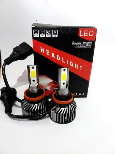 Kit Lâmpadas Super Led H11 Farol Carro 10000 Lúmens