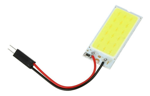 Placa Super Led Cob 18 Chips 20mmx40mm Teto Mala Carro