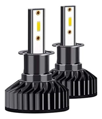 Kit Luz Lâmpadas Super Led H3 Farol Carro 10000 Lúmens