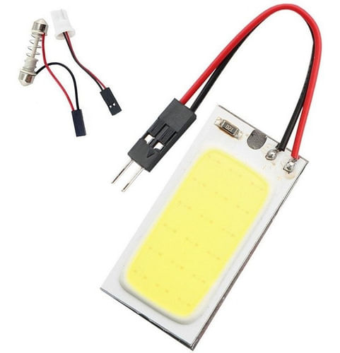 Placa Super Led Cob 21 Chips 16mmx32mm Teto Mala Carro
