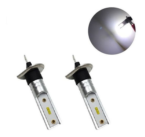 Par Lâmpada Led Farol Milha 6 Leds Cree 12/24v