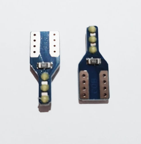 Par Luz Lâmpada 6 Leds Cree Placa Teto Mala Placa