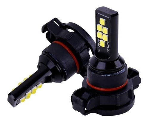 Par Lâmpadas Led Farol E Milha 12 Leds Cree 6000k