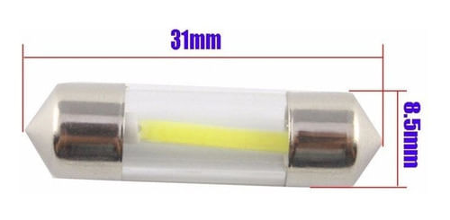 Lâmpada Luz Torpedo Filamento De Led Cob 360º