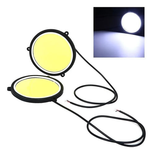 Par Luz Diurna Drl Farol Auxiliar Flexível Milha De Led