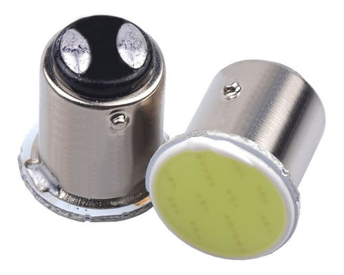 Par Lâmpada De Luz Led 2 Polos 1157 Cob Lanterna Freio Carro