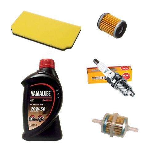 Kit Revisão Filtro ar Vela Crypton 105 1998 a 2005 Yamalube