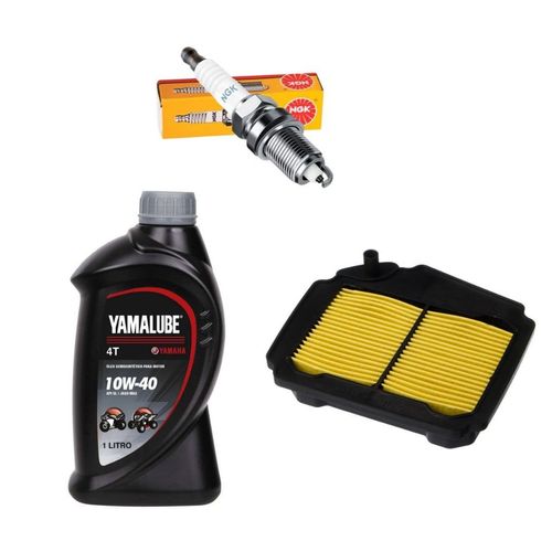 Kit Revisão Filtro ar Vela Neo 115 2010 a 2016 Yamalube