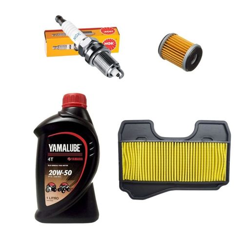 Kit Revisão Filtro ar Vela Crypton 115 Yamalube