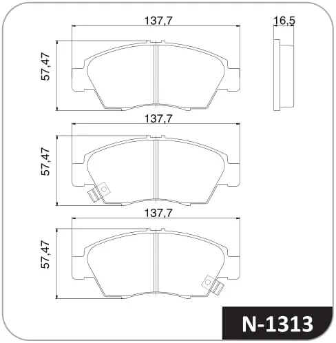 Pastilha de Freio Dianteira Civic 1991 Em Diante Cobreq N1313 Sumitomo