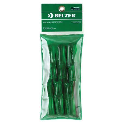 Jogo de Chaves Torx Reta 6 peças Belzer 231506BBR