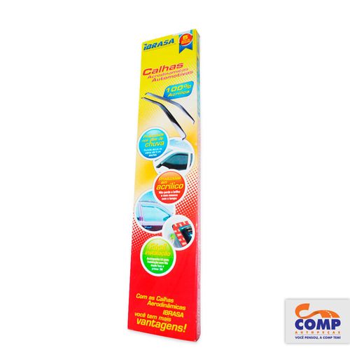 Calha de Chuva HB20 HB20X 4 portas 2012 em diante Ibrasa 12504