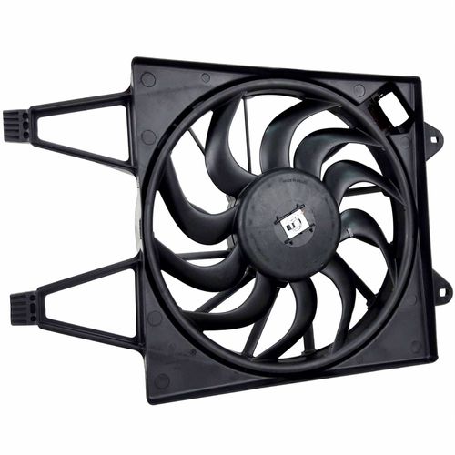Eletroventilador Completo sem Resistor Sistema Denso Mobi Grand Siena Novo Palio Novo Uno Motores 1.0 e 1.4 Fire Evo