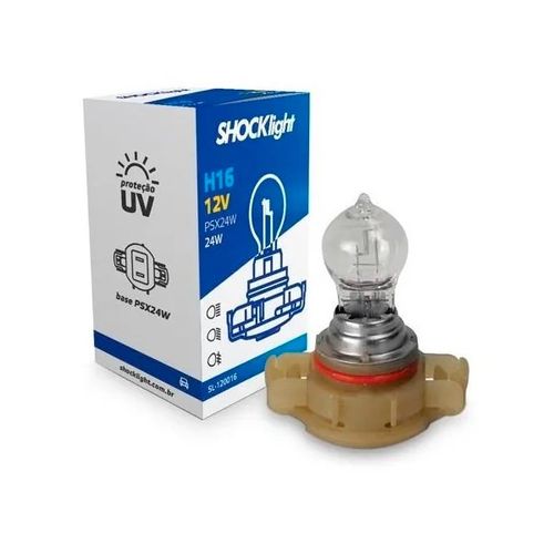 Lampada H16 Farol Milha Peugeot 207/307/citroen C3 2010/...sandero 2013/...