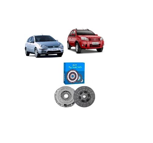 Kit Embreagem Ford Ecosport 2.0 16v 2003/... Focus 2.0 16v .../2008 Caixa B5 Plus 220mm