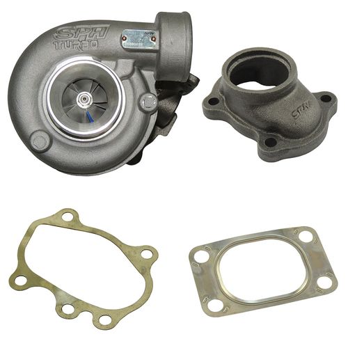 Turbina SPA200SV T2 s/ válvula de alívio incorporada + Flange saída de escape + Junta de saída + Junta de coletor