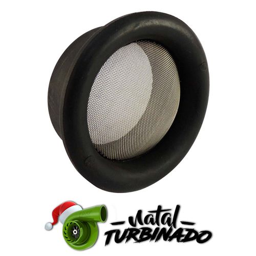 Filtro de ar telado para turbina 2 1/2" - Sem uso.