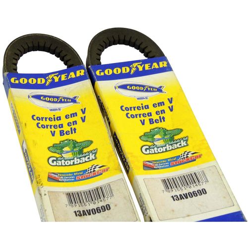 Correias dentadas - Lote com 3 unidades - 2 para caminhão Mercedes / 1 linha GM