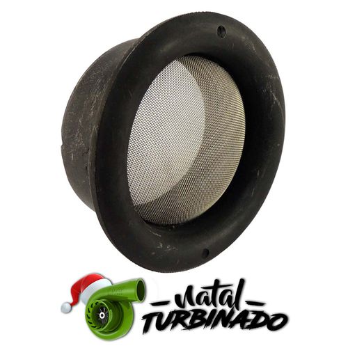 Filtro de ar telado para turbina 2 1/2" - Sem uso.