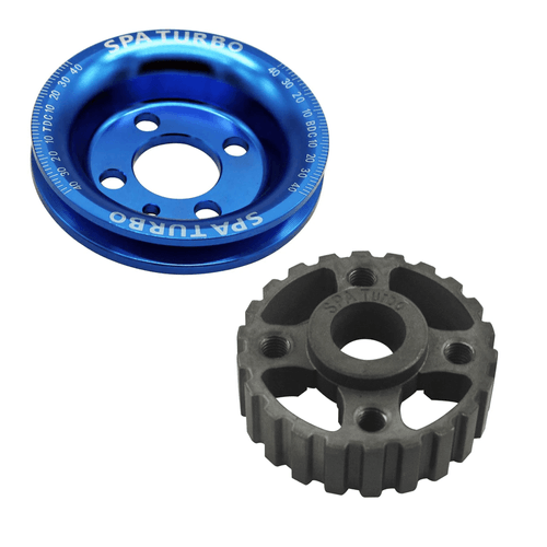 Polia de virabrequim Racing 100mm + Engrenagem de virabrequim Super Leve para VW AP 8V