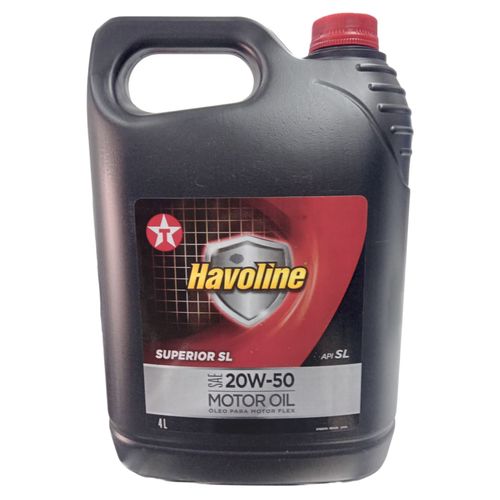 Óleo Lubrificante do Motor Havoline 20W50 API SL Mineral - 4L