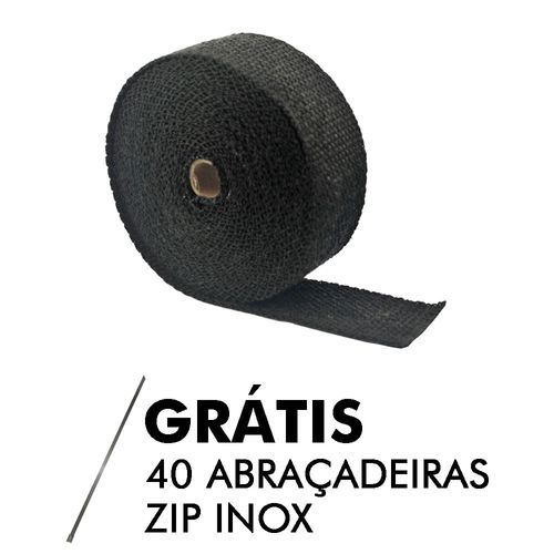 Fita Térmica SPA cor preta  2" largura