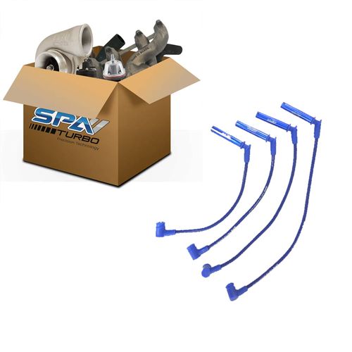 Kit Turbo Celta 1.0 / 1.4 / 8V Multiponto S/ A/C e D/H - T2 - S/ TURBINA+ Cabo de vela de silicone 10.4mm SPA para GM