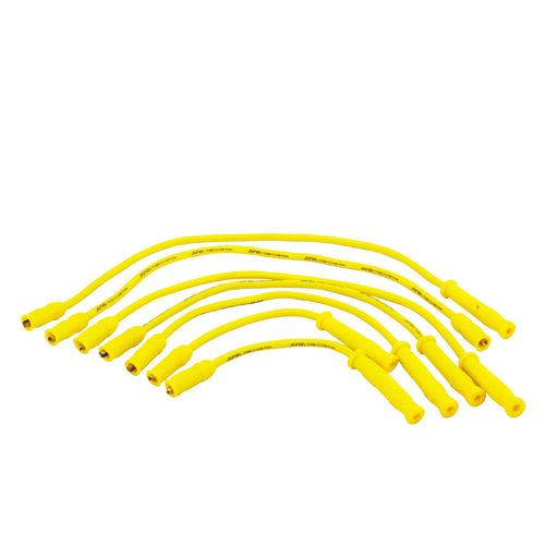 Cabo de vela de silicone SPA 10.4mm para GM Opala 6 cilindros / 4 cilindros (2.5) - SEM PINO - Amarelo