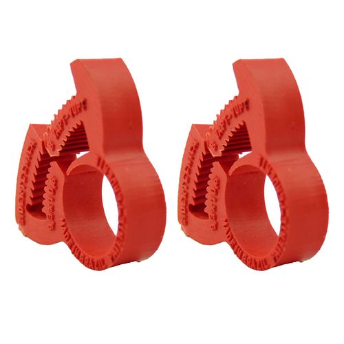 Abraçadeira vapt-vupt 9.3x10,8mm - vermelha - 2 Unidades