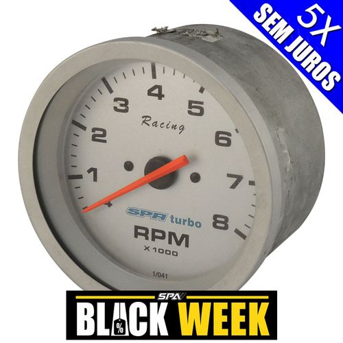 Conta-giros (RPM) 100mm SPA para motores de 6 e 8 cilindros  - Sem uso, no estado.