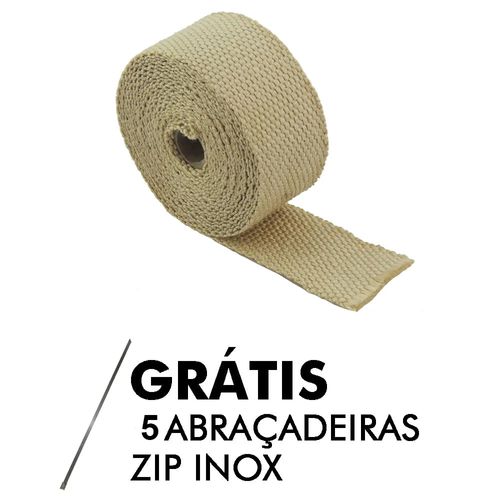 Fita Térmica Natural 2" Largura - Spa Turbo- 1 Unidade - Universal - Veículos Leves e Pesados