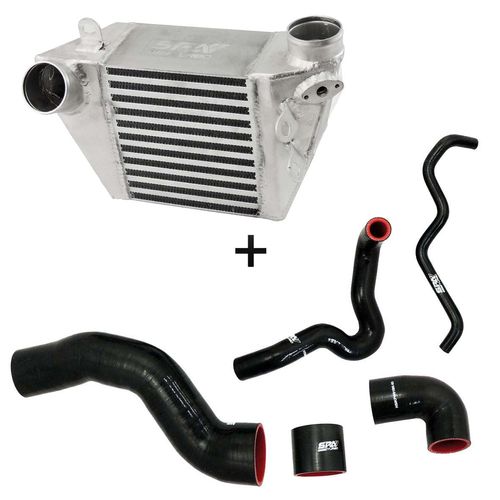 Intercooler "bombado" + Kit de pressurização em Silicone para VW Golf 1.8 20V