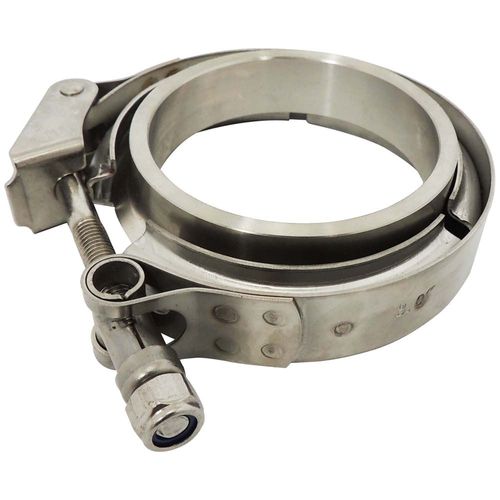 KIT DA FLANGE + ABRAÇADEIRA V-BAND EM AÇO INOX