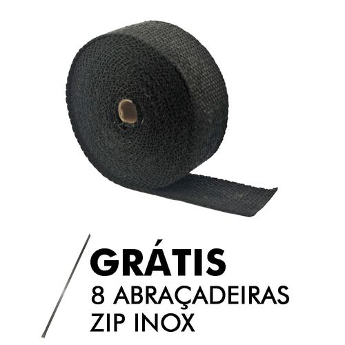 Fita Térmica SPA cor preta  2" largura
